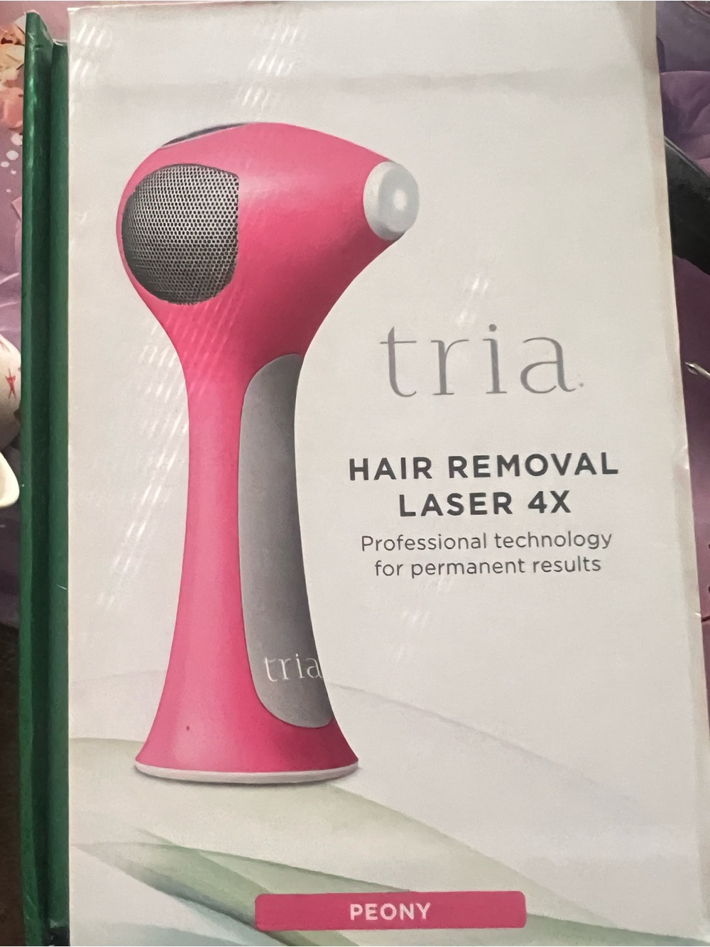 Tria Peony Pink Hair Removal Laser 4X – At-Home Permanent Reduction